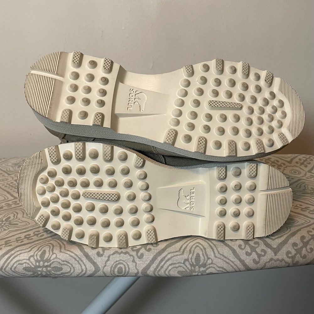 Sorel Kinetic Breakthru Caribou Womens Tan Suede Mesh Boots NL4309-271 Size 7 - Picture 7 of 10